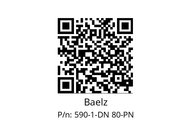   Baelz 590-1-DN 80-PN