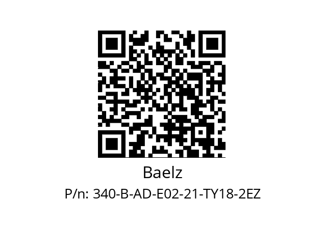   Baelz 340-B-AD-E02-21-TY18-2EZ