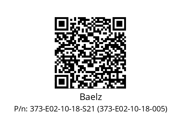   Baelz 373-E02-10-18-S21 (373-E02-10-18-005)