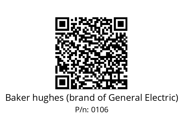   Baker hughes (brand of General Electric) 0106