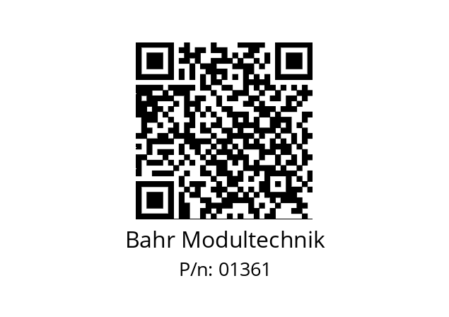   Bahr Modultechnik 01361