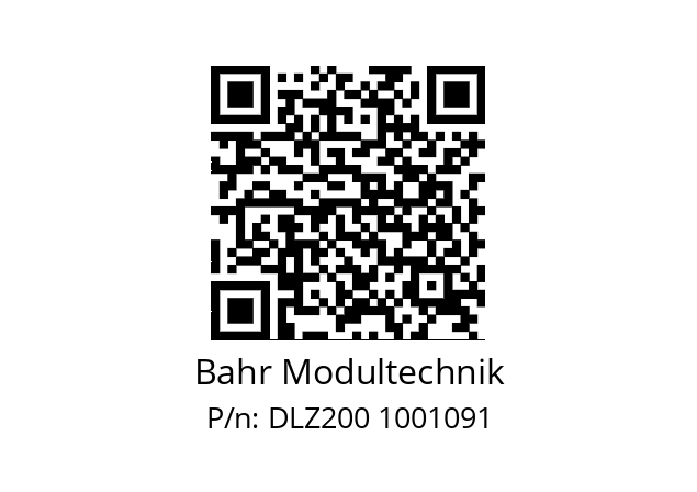   Bahr Modultechnik DLZ200 1001091