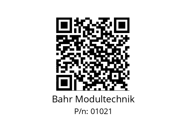   Bahr Modultechnik 01021