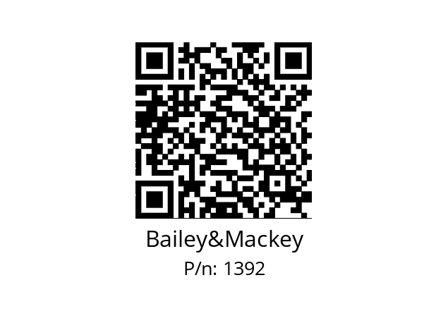   Bailey&Mackey 1392