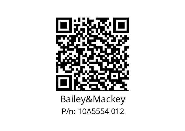   Bailey&Mackey 10A5554 012