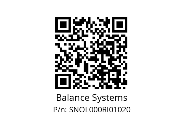   Balance Systems SNOL000RI01020