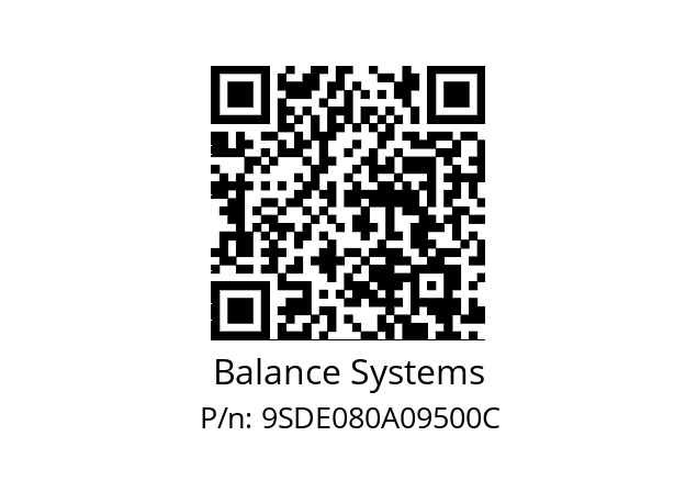   Balance Systems 9SDE080A09500C