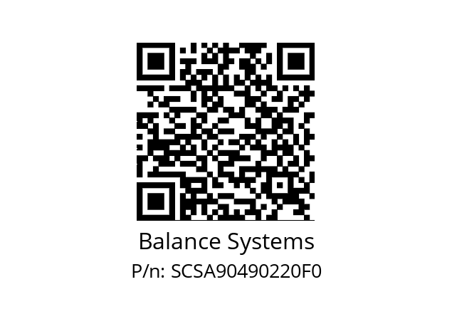   Balance Systems SCSA90490220F0