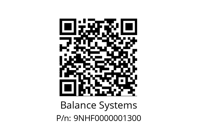   Balance Systems 9NHF0000001300