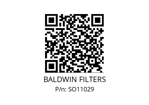   BALDWIN FILTERS SO11029