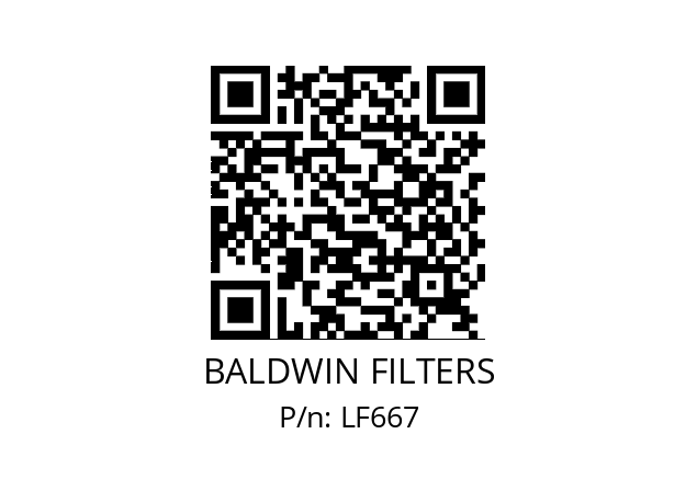   BALDWIN FILTERS LF667