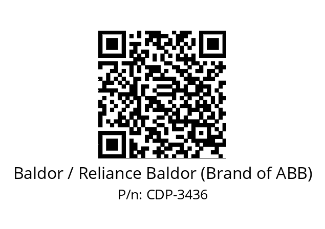   Baldor / Reliance Baldor (Brand of ABB) CDP-3436