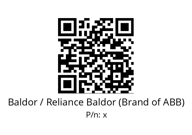   Baldor / Reliance Baldor (Brand of ABB) x