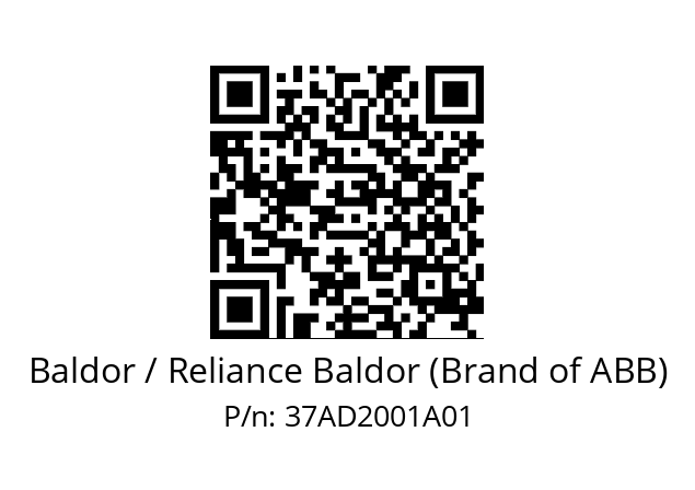   Baldor / Reliance Baldor (Brand of ABB) 37AD2001A01