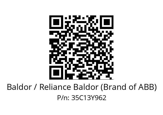   Baldor / Reliance Baldor (Brand of ABB) 35C13Y962