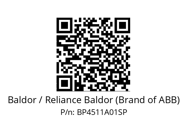   Baldor / Reliance Baldor (Brand of ABB) BP4511A01SP