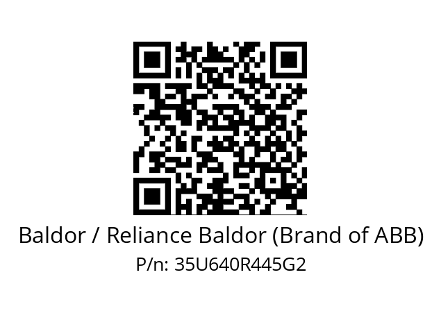   Baldor / Reliance Baldor (Brand of ABB) 35U640R445G2