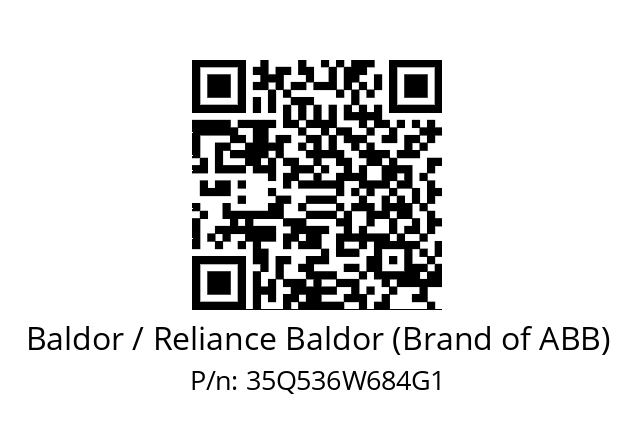   Baldor / Reliance Baldor (Brand of ABB) 35Q536W684G1