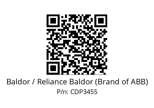   Baldor / Reliance Baldor (Brand of ABB) CDP3455