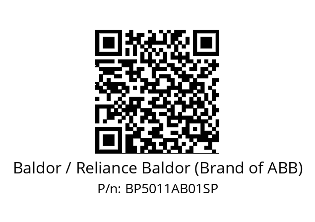   Baldor / Reliance Baldor (Brand of ABB) BP5011AB01SP