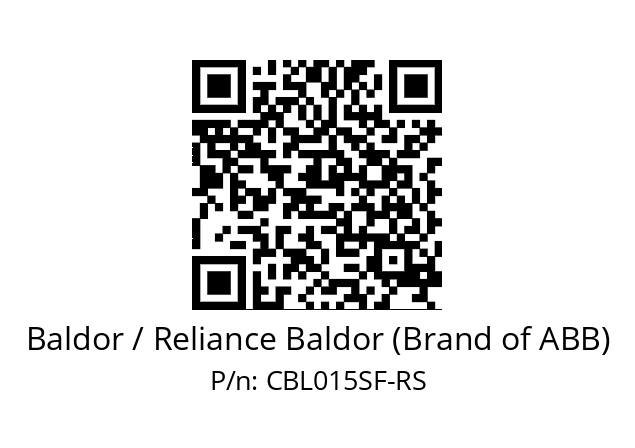   Baldor / Reliance Baldor (Brand of ABB) CBL015SF-RS