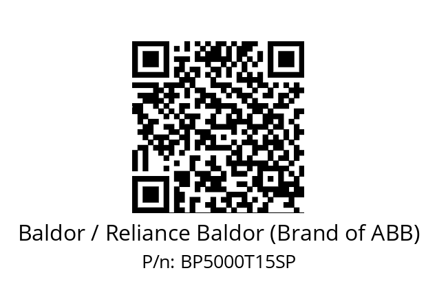   Baldor / Reliance Baldor (Brand of ABB) BP5000T15SP