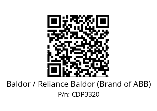   Baldor / Reliance Baldor (Brand of ABB) CDP3320