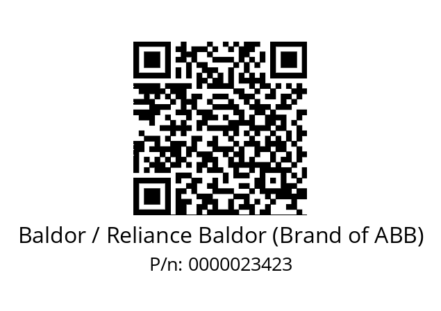   Baldor / Reliance Baldor (Brand of ABB) 0000023423