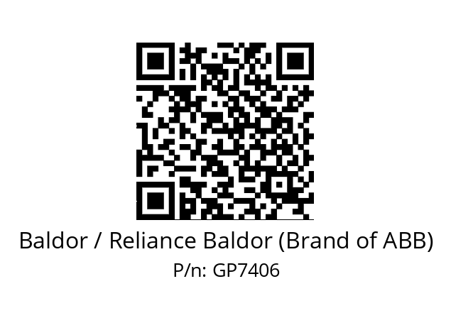   Baldor / Reliance Baldor (Brand of ABB) GP7406