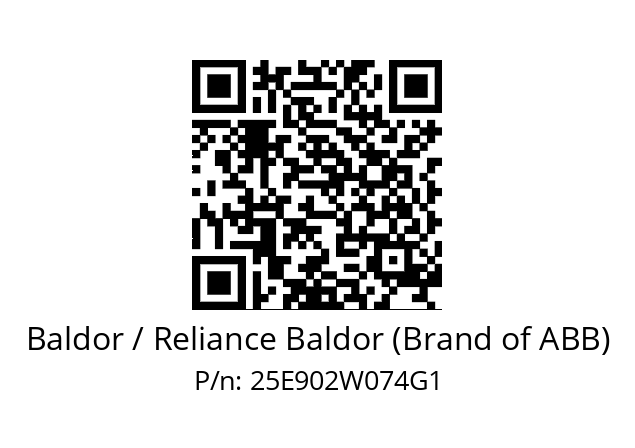   Baldor / Reliance Baldor (Brand of ABB) 25E902W074G1