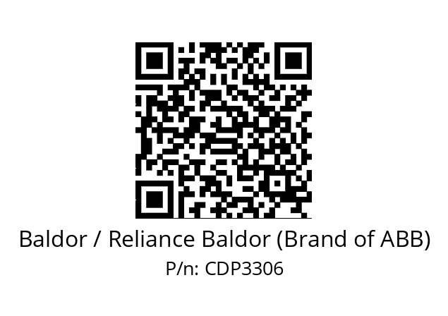   Baldor / Reliance Baldor (Brand of ABB) CDP3306