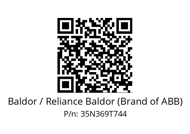   Baldor / Reliance Baldor (Brand of ABB) 35N369T744