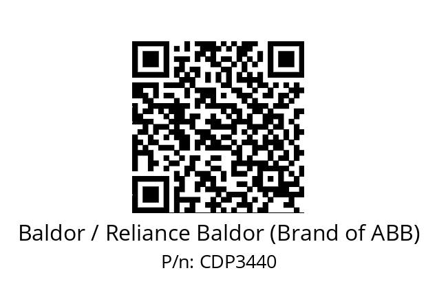   Baldor / Reliance Baldor (Brand of ABB) CDP3440