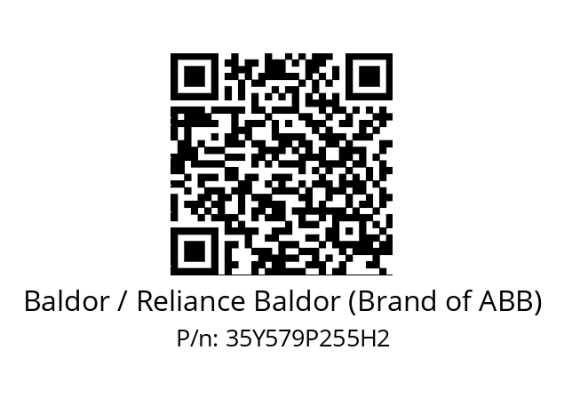   Baldor / Reliance Baldor (Brand of ABB) 35Y579P255H2