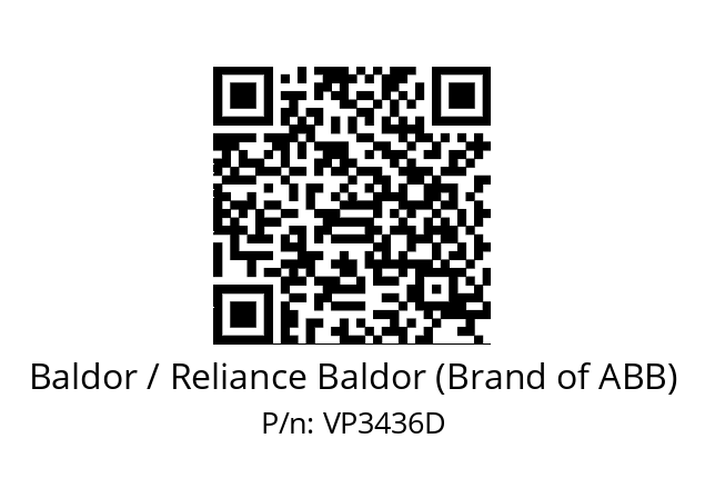   Baldor / Reliance Baldor (Brand of ABB) VP3436D