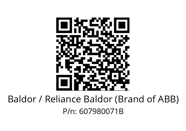   Baldor / Reliance Baldor (Brand of ABB) 607980071B