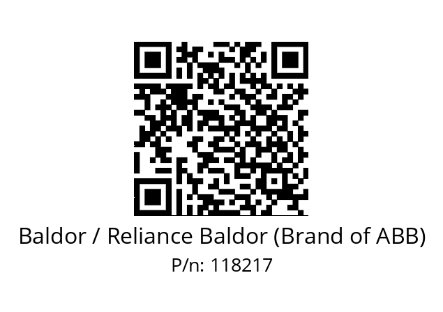   Baldor / Reliance Baldor (Brand of ABB) 118217