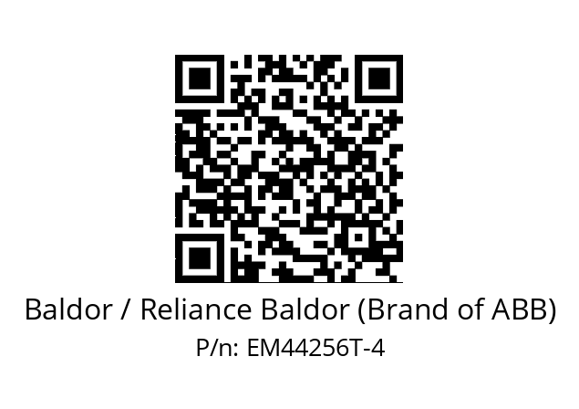 Motor  Baldor / Reliance Baldor (Brand of ABB) EM44256T-4