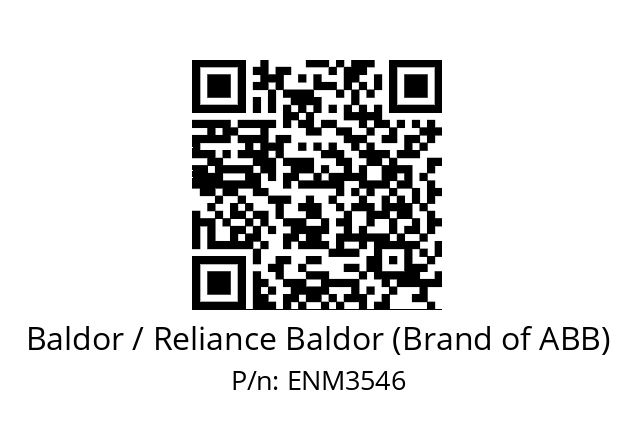 Motor  Baldor / Reliance Baldor (Brand of ABB) ENM3546