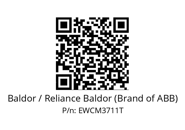 Motor  Baldor / Reliance Baldor (Brand of ABB) EWCM3711T