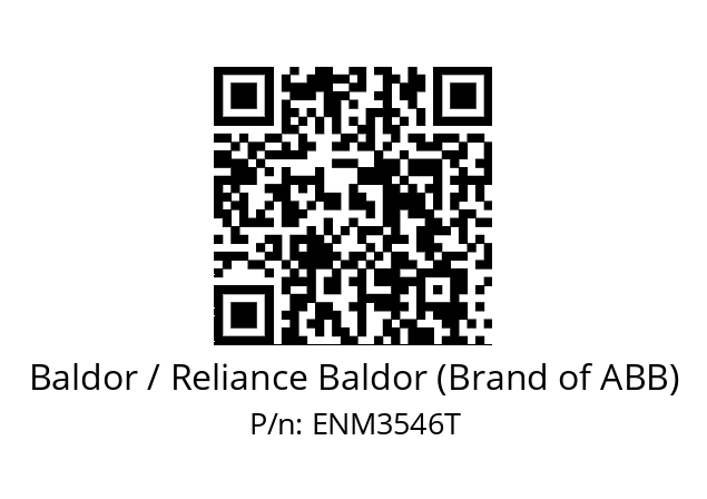 Motor  Baldor / Reliance Baldor (Brand of ABB) ENM3546T