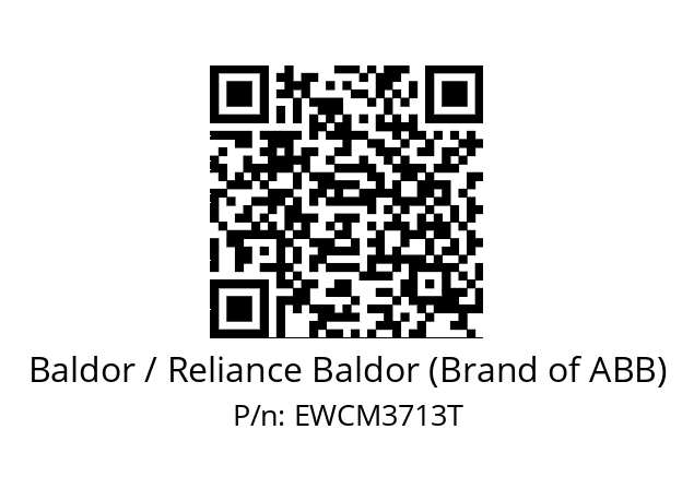 Motor  Baldor / Reliance Baldor (Brand of ABB) EWCM3713T