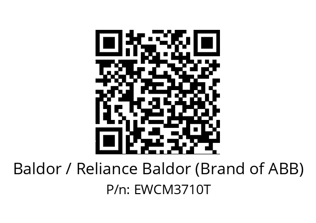 Motor  Baldor / Reliance Baldor (Brand of ABB) EWCM3710T