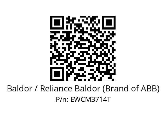 Motor  Baldor / Reliance Baldor (Brand of ABB) EWCM3714T