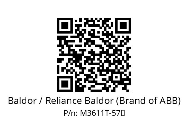   Baldor / Reliance Baldor (Brand of ABB) M3611T-57	