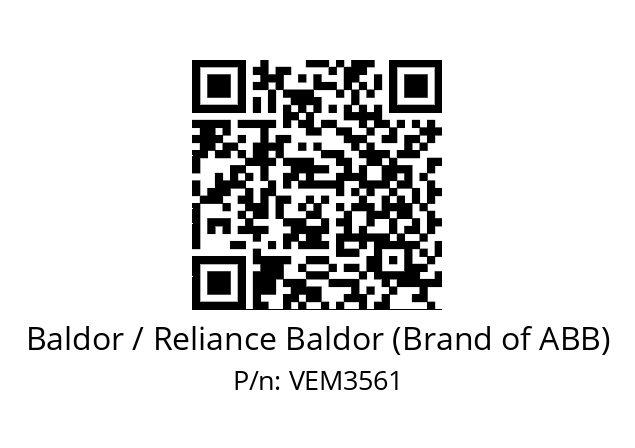 Motor  Baldor / Reliance Baldor (Brand of ABB) VEM3561