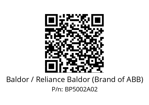   Baldor / Reliance Baldor (Brand of ABB) BP5002A02