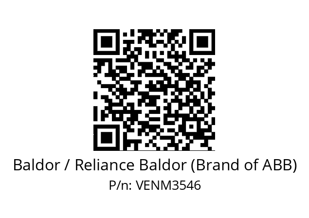 Motor  Baldor / Reliance Baldor (Brand of ABB) VENM3546