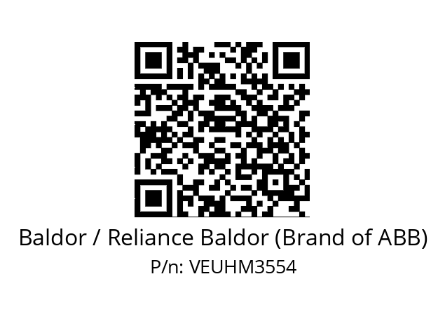 Motor  Baldor / Reliance Baldor (Brand of ABB) VEUHM3554