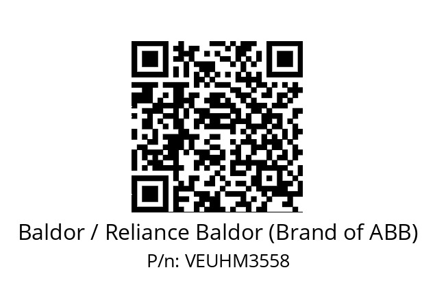 Motor  Baldor / Reliance Baldor (Brand of ABB) VEUHM3558